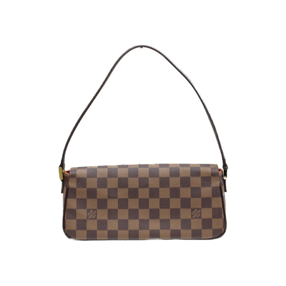 Louis Vuitton Handbag Orange Damier Canvas Recoleta - Picture 1 of 8